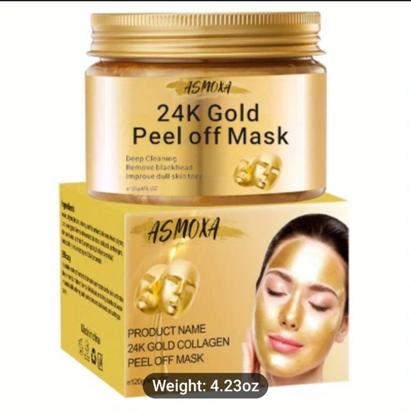 New 24kt Golden Luxurious Tear of Mask - Picture 1 of 5